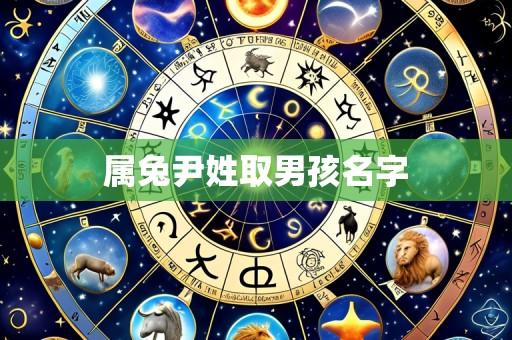 属兔尹姓取男孩名字