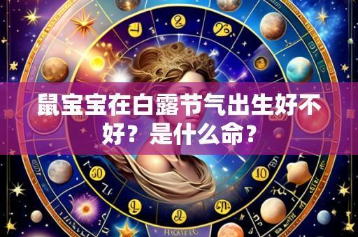鼠宝宝在白露节气出生好不好?是什么命?