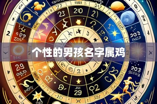 个性的男孩名字属鸡