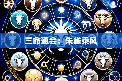 三命通会：朱雀乘风
