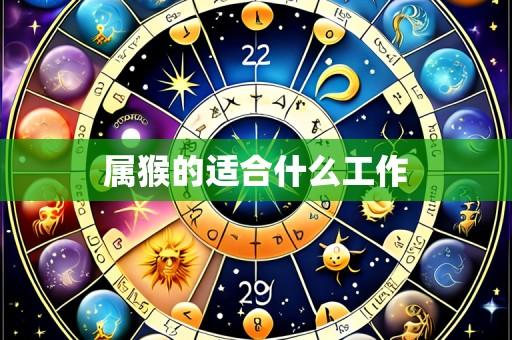 属猴的适合什么工作