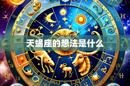 天蝎座的想法是什么