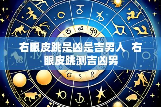 右眼皮跳是凶是吉男人  右眼皮跳测吉凶男