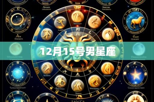 12月15号男星座
