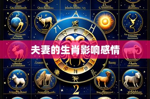 夫妻的生肖影响感情