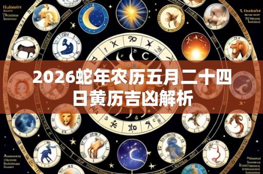 2026蛇年农历五月二十四日黄历吉凶解析