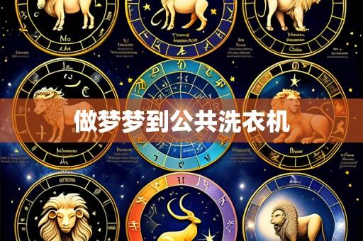 做梦梦到公共洗衣机