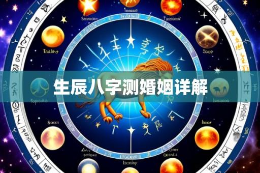 生辰八字测婚姻详解