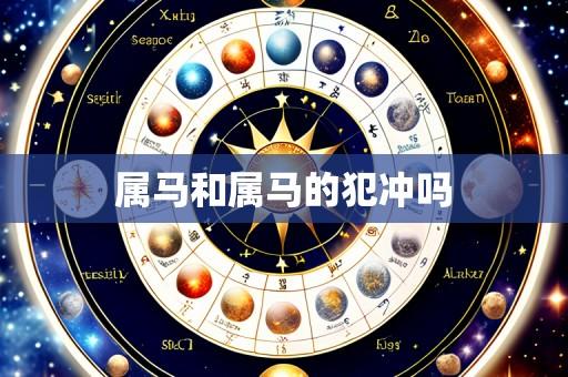 属马和属马的犯冲吗