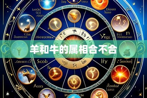 羊和牛的属相合不合