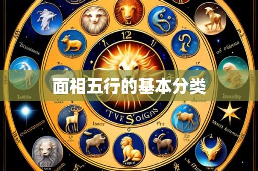 面相五行的基本分类