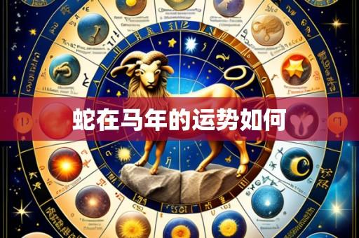 蛇在马年的运势如何