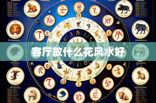客厅放什么花风水好