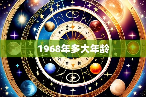 1968年多大年龄