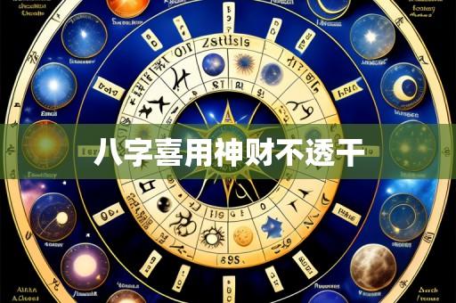 八字喜用神财不透干