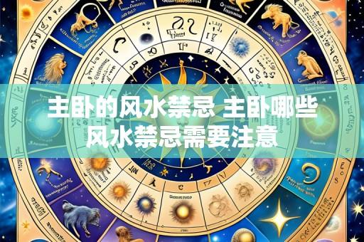 主卧的风水禁忌 主卧哪些风水禁忌需要注意