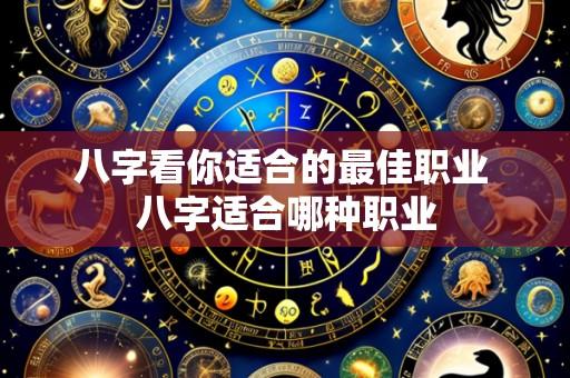 八字看你适合的最佳职业 八字适合哪种职业