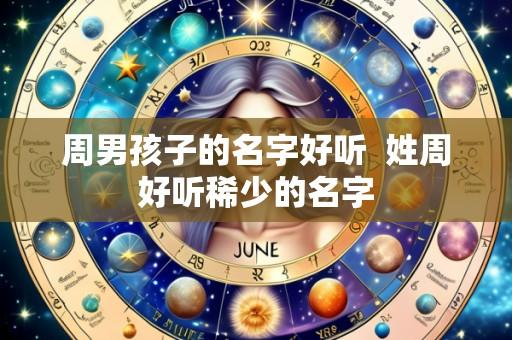 周男孩子的名字好听 姓周好听稀少的名字