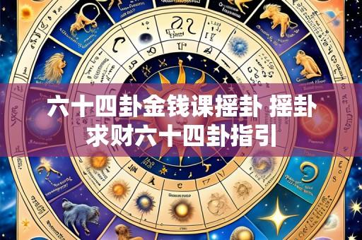 六十四卦金钱课摇卦 摇卦求财六十四卦指引