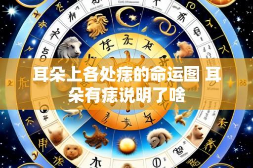 耳朵上各处痣的命运图 耳朵有痣说明了啥