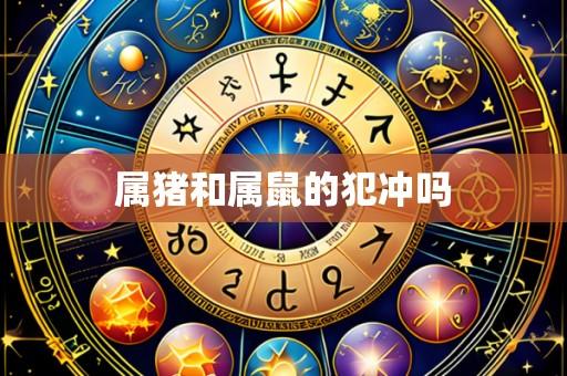 属猪和属鼠的犯冲吗