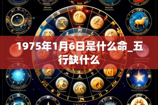 1975年1月6日是什么命_五行缺什么
