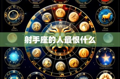 射手座的人最恨什么