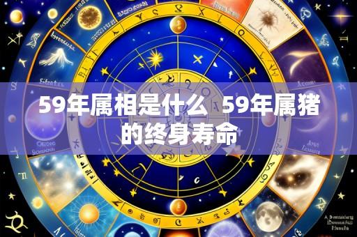 59年属相是什么 59年属猪的终身寿命