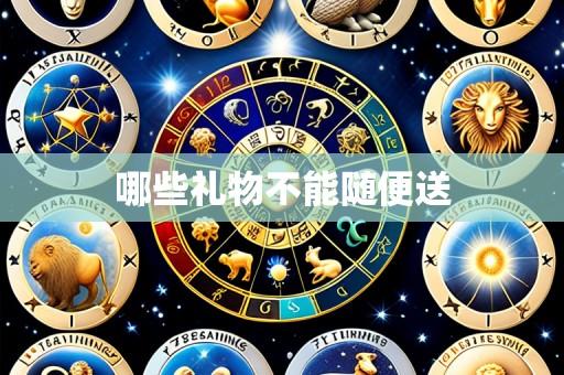 哪些礼物不能随便送