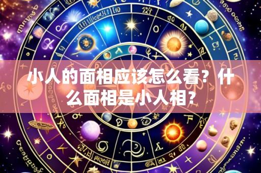 小人的面相应该怎么看?什么面相是小人相?