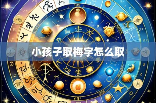 小孩子取梅字怎么取