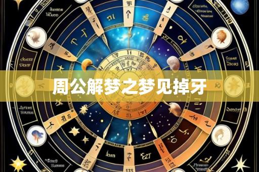 周公解梦之梦见掉牙
