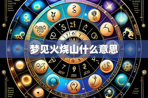 梦见火烧山什么意思
