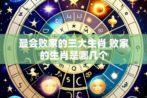 最会败家的三大生肖 败家的生肖是哪几个