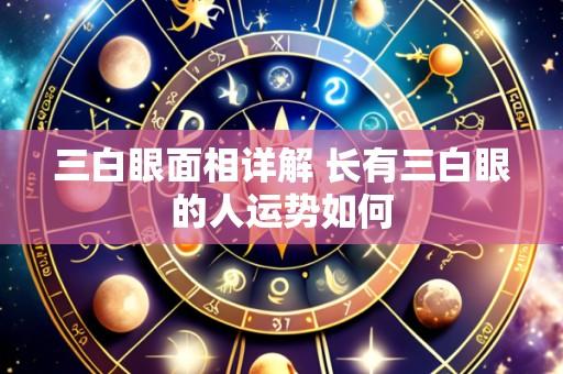 三白眼面相详解 长有三白眼的人运势如何