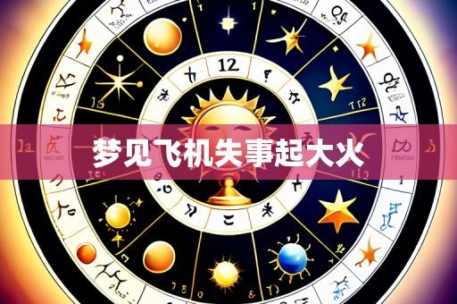 梦见飞机失事起大火