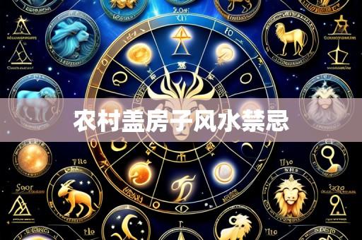 农村盖房子风水禁忌