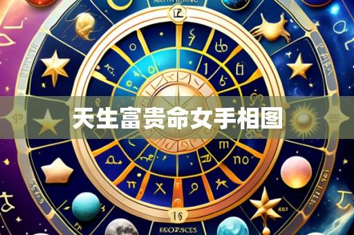 天生富贵命女手相图