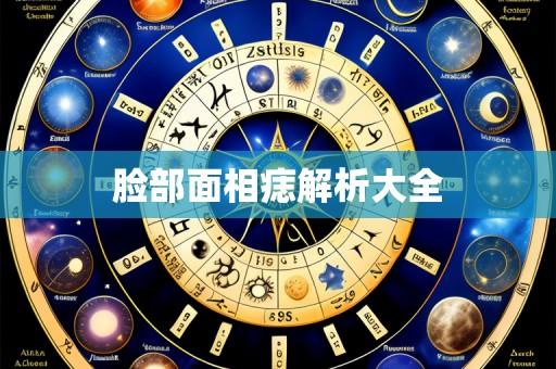 脸部面相痣解析大全