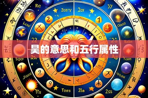 昊的意思和五行属性