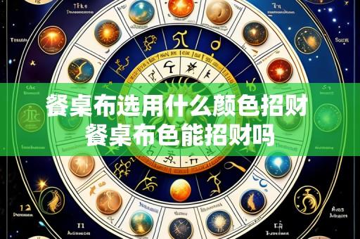 餐桌布选用什么颜色招财 餐桌布色能招财吗