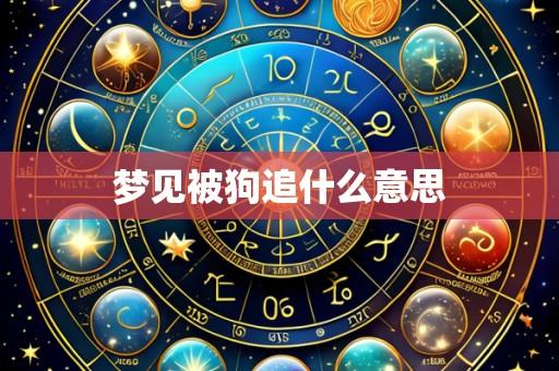 梦见被狗追什么意思