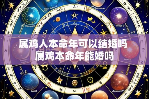 属鸡人本命年可以结婚吗 属鸡本命年能婚吗