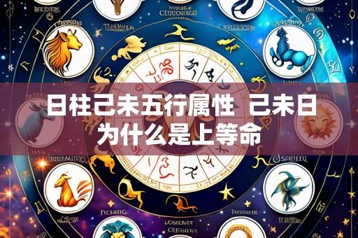日柱己未五行属性  己未日为什么是上等命