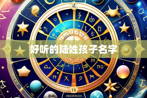 好听的陆姓孩子名字