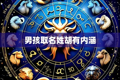 男孩取名姓胡有内涵
