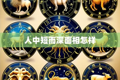 人中短而深面相怎样