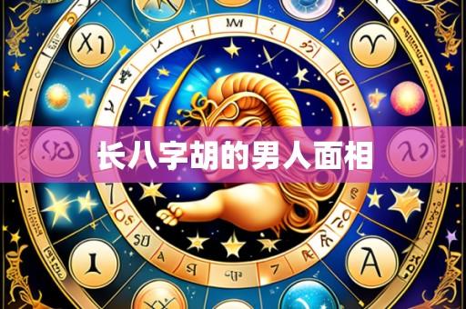 长八字胡的男人面相