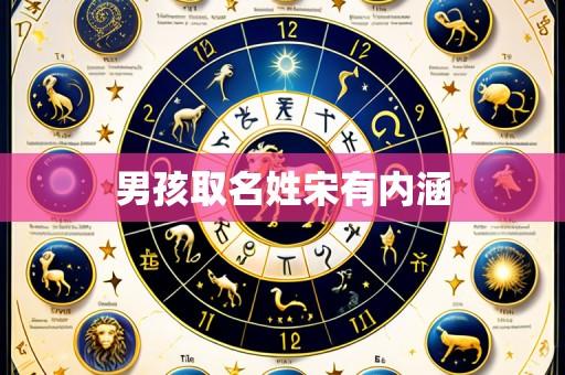 男孩取名姓宋有内涵