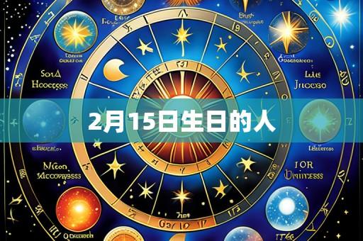 2月15日生日的人